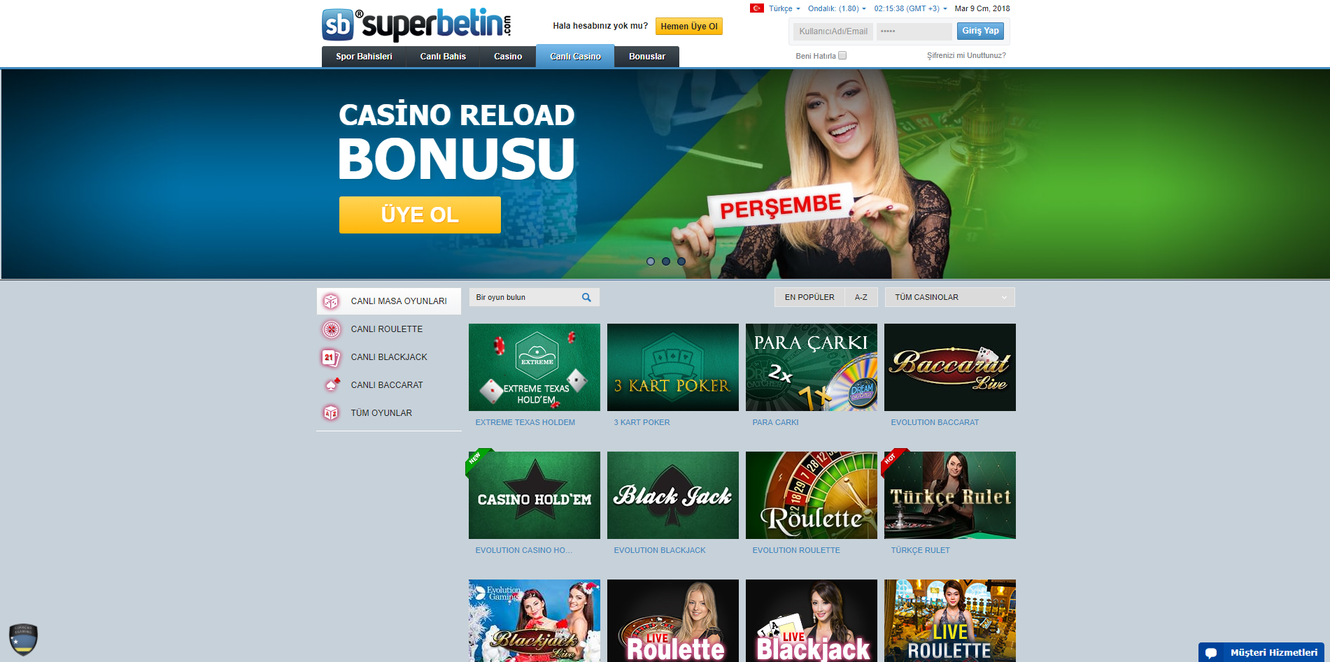 altıncasino Casino Web Sitesi Kullanıcıları